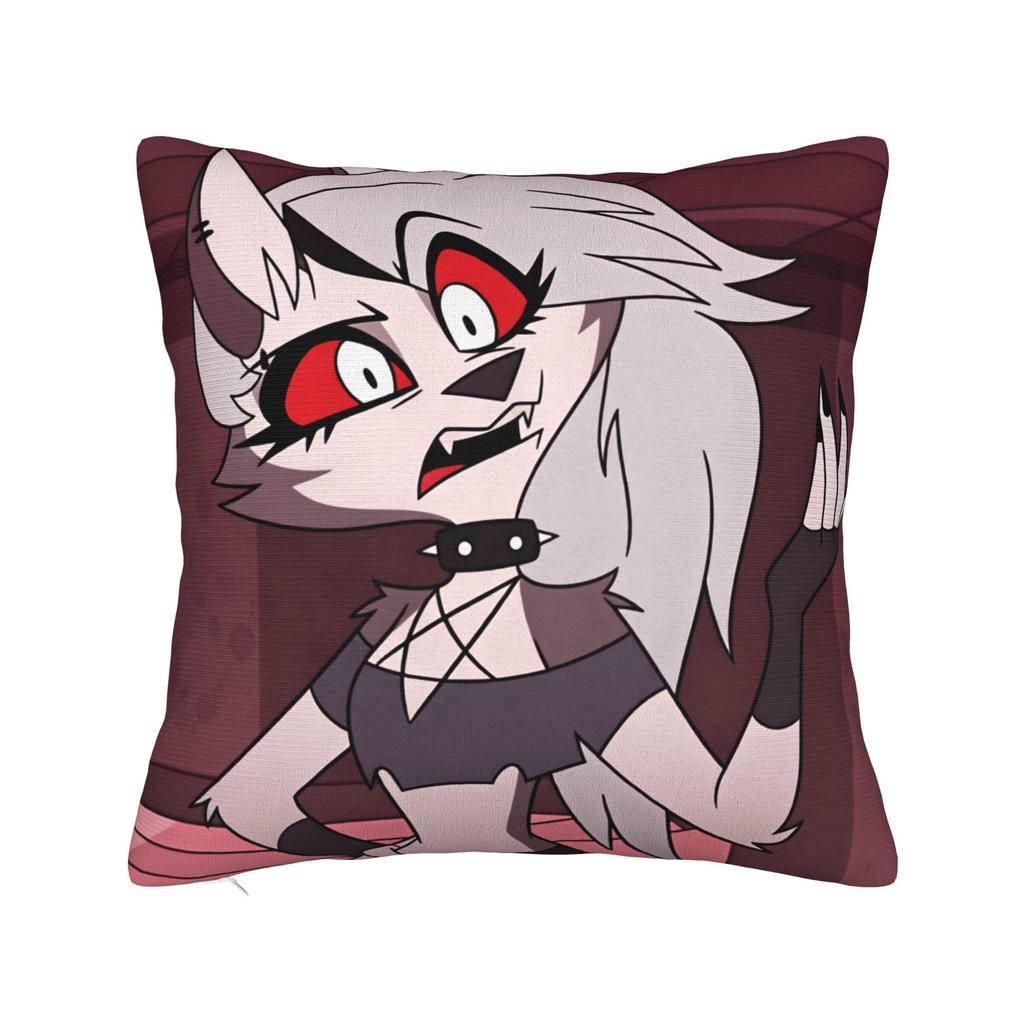 Helluva Boss Loona Pillow Case Fashion Pillow Cover Custom Pillowcases For Sofa Home Decoration