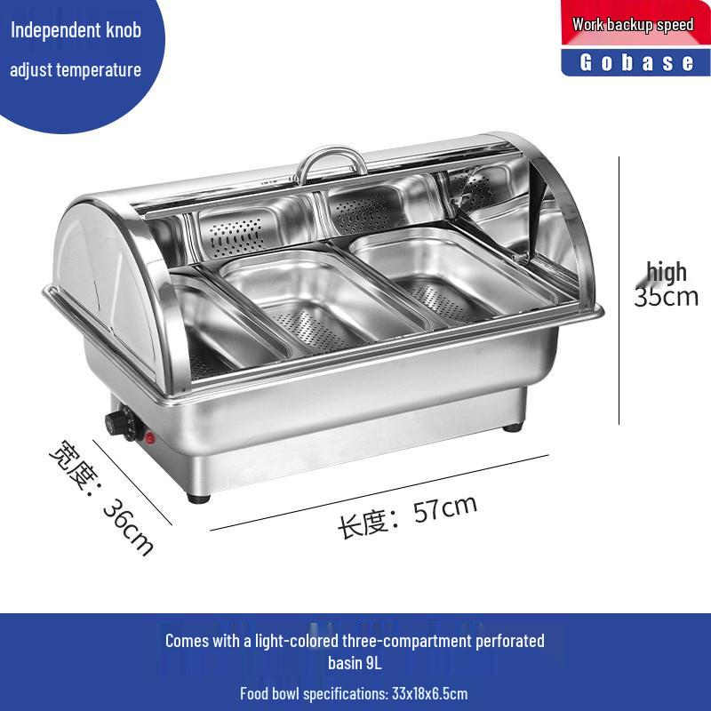 Commercial Stainless Steel Electric Buffet Warmer