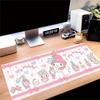 My Melody, Cute Themed XXL Mouse Pad - Non-slip Rubber Desk Mat for Gaming and Office Use, Multi-Function Keyboard and Mouse Pad, Ideal Gift