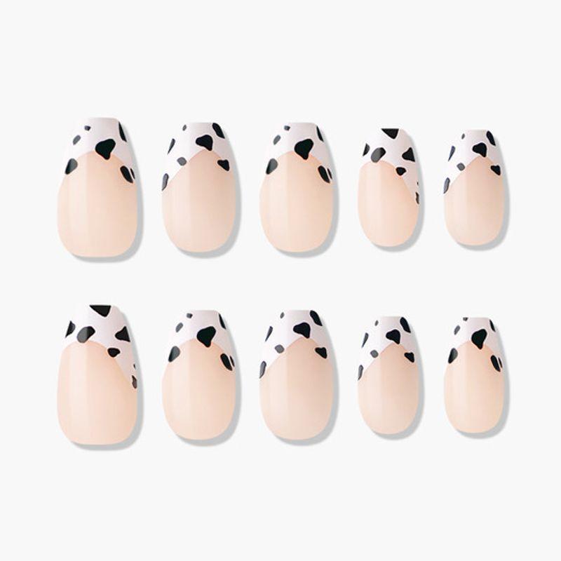 Reusable Nail Tips Milk Cow (Coffin)