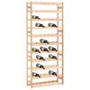 Day and Night - Day and Night Wine Rack for 77 Bottles Made of Pine Wood
