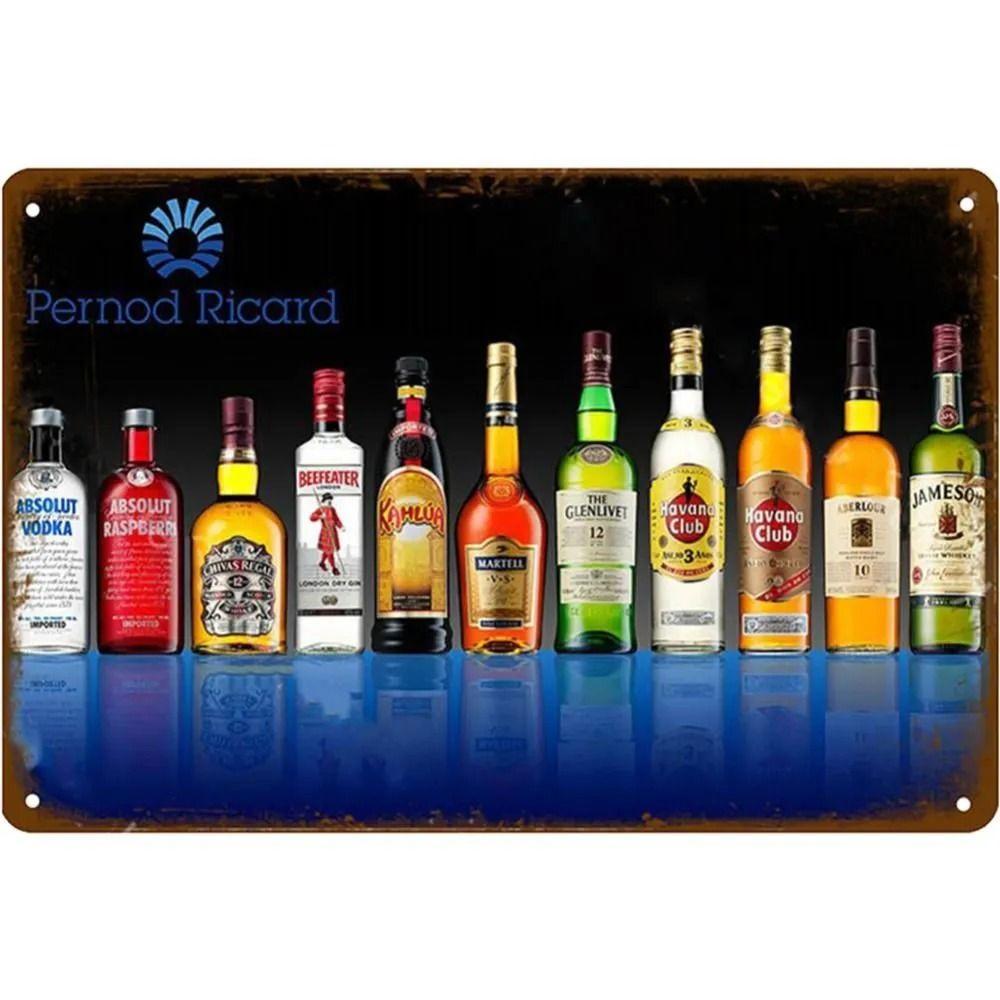 

Vintage Metal Tin Sign Wall Decor 20x30 cm Retro Advertising Plaque for Home Bar Garage