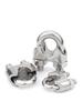 10 PCS Silver A2 Stainless Steel U-Bolt Type Wire Rope Clip M2 M3 M4 M5 M6 M8 M10 M12mm Clamp Bolt Household Hardware Working