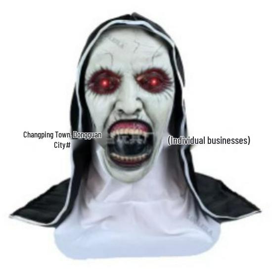 Halloween Nun Mask - Ghostly Headgear from The Conjuring 2