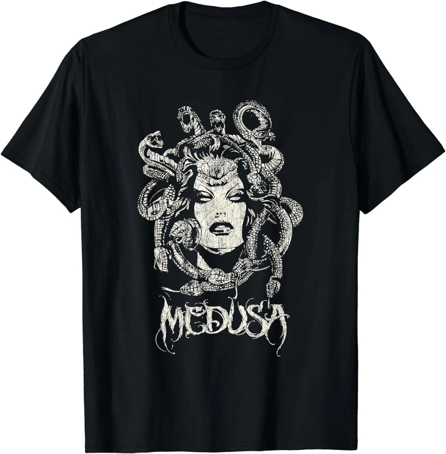 Medusa Greek Mythology Gothic T-Shirt XXL