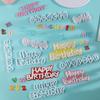 English Alphabet Fondant Cutter: "Happy Birthday" Baking Mold Press
