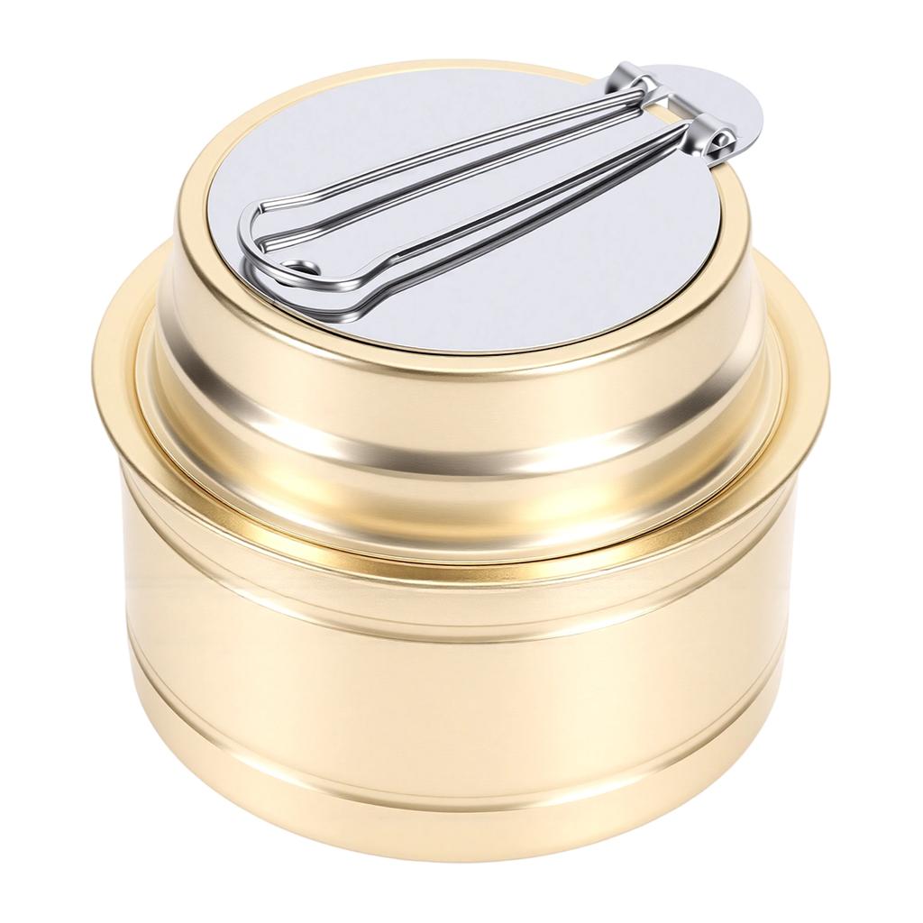 Alcohol Stove 140ML Stainless Steel Portable Liquid Alcohol Stove for Outdoor Camping Backpacking Hiking