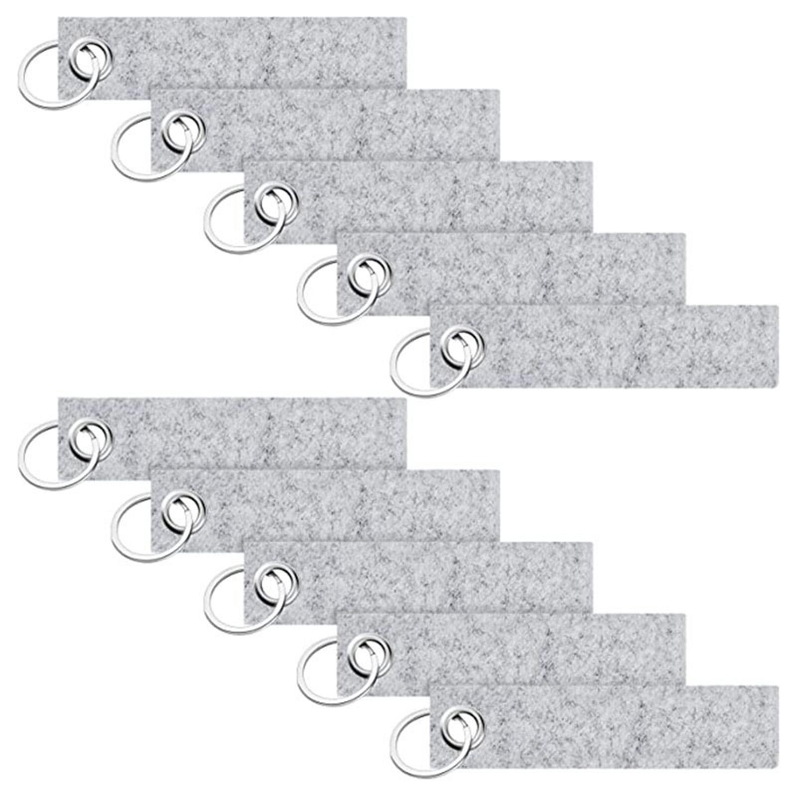 

Персонализированный красочный фетровый брелок Креативный брелок-аксессуар для вдохновения DIY Универсальная фетровая заготовка Шарм для брелока светло-серый