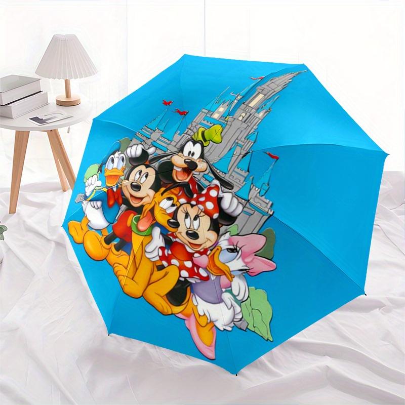 

1pc Disney Characters Durable Cartoon Folding Umbrella, Portable 3-Fold Compact Umbrella for Men and Women, Suitable for Travel or Daily Use