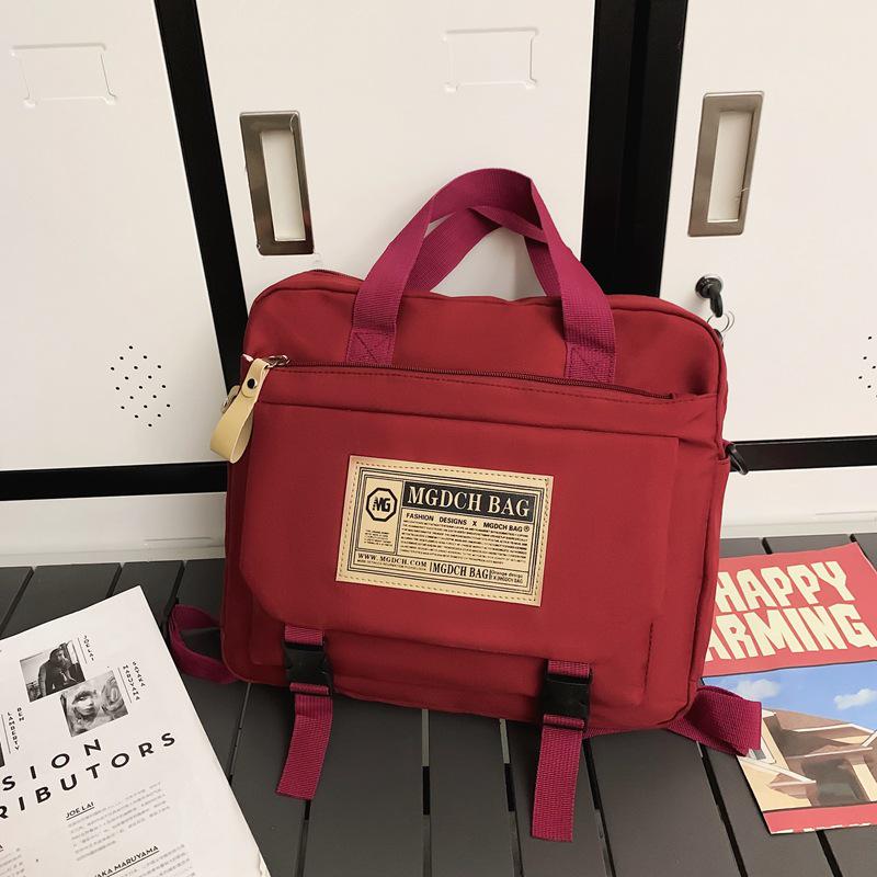 Fashionable Water-Repellent Student Backpack: Trendy High-Capacity Design for Couples