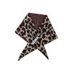 Scarf New retro wool triangle scarf scarf autumn and winter warm scarf leopard print jacquard scarf scarf shawl