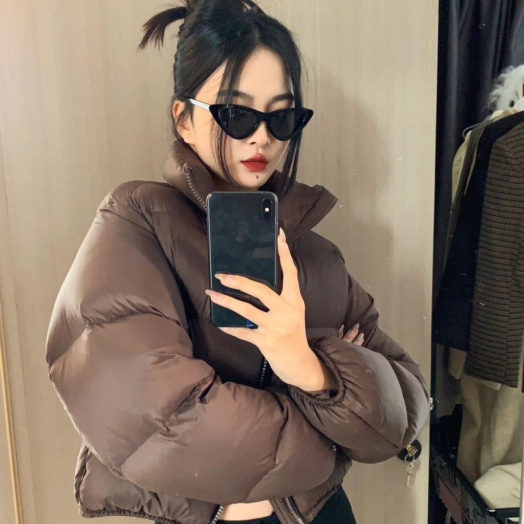 Down Cotton-padded Clothes for Women's Winter Short Cotton-padded Clothes, New Thickened Bread Clothes, Small Loose Cotton-padded Jackets.