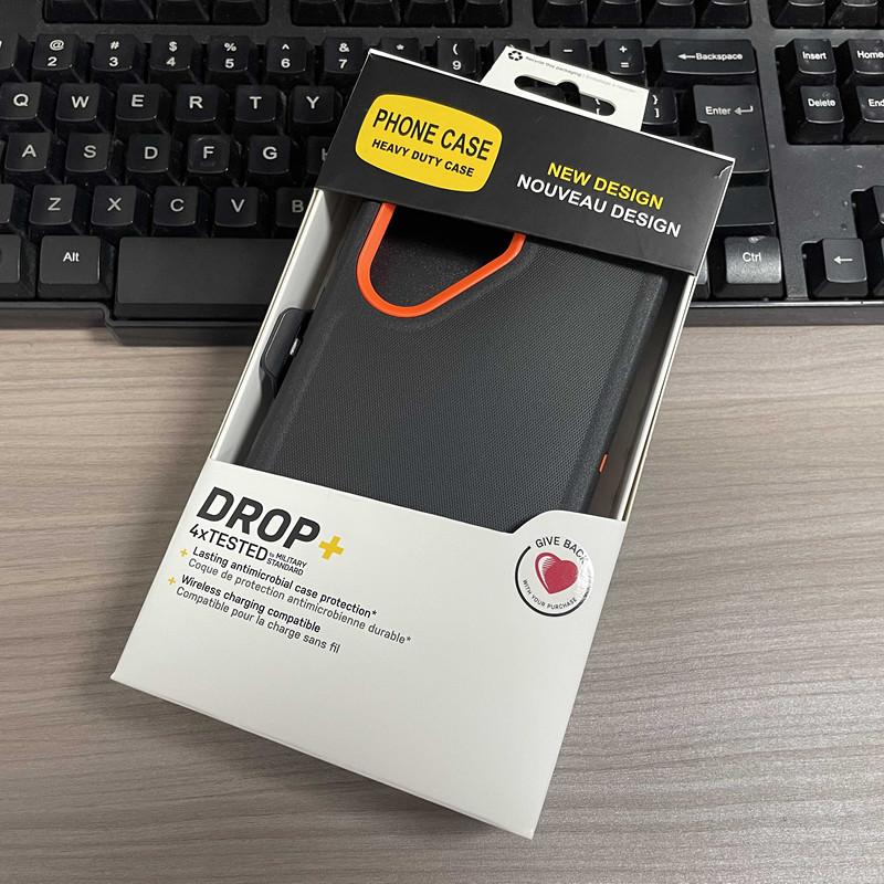 For Samsung S25 Ultra Otter Mechanical Type Defender Box Case for Official Galaxy S24 S21 S22Plus S23 with Clip Bracket Package