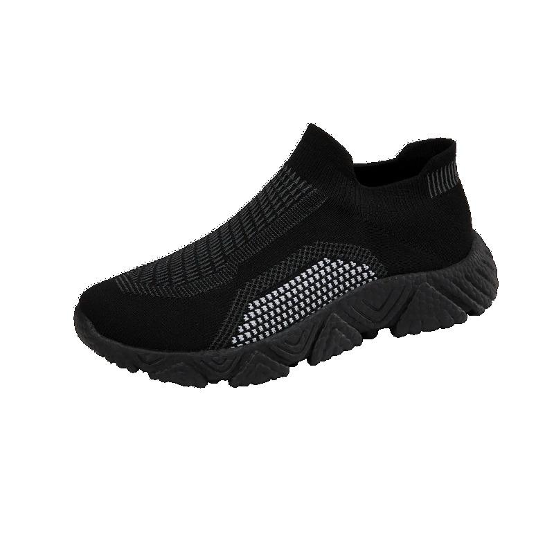 Mens Slip On Walking Shoes Non Slip Breathable Lightweight Athletic Tennis Running Shoes for Gym Travel Jogging