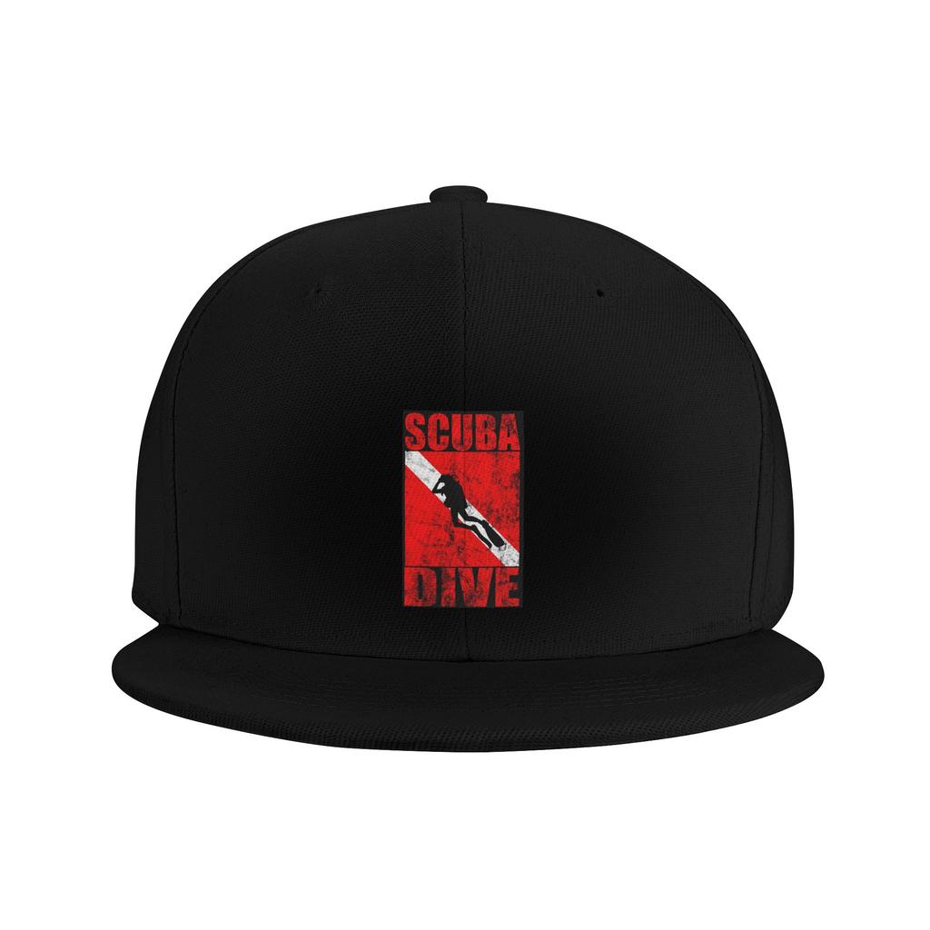 Scuba Dive Diver Down Flag Diving Gear Baseball Caps Snapback Baseball Hats Casual Casquette Outdoor for Unisexs And WoUnisexs