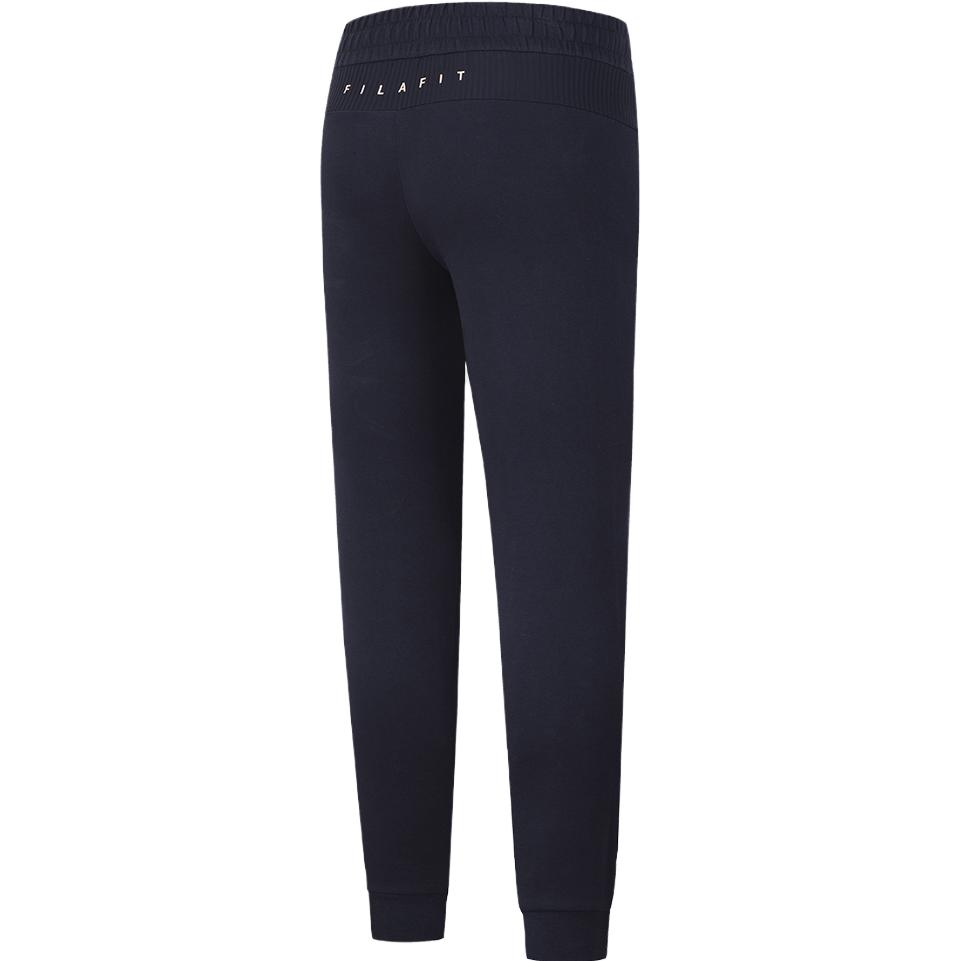 FILA 2023 Autumn New Knit Long Pants Basic Simple Cuff Fitness Sports Pants Women pants Dark-Blue A11W341602FNV