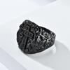 Stainless Steel 2023 New Retro Skull Ring for Man Chic Fancy Halloween Cross Jewelry Party Gift