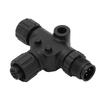 for N2K T Connector for NMEA 2000 T Connector 3 Port 5Pin M12 Thread IP67 Waterproof for Garmin Networks Multiport Tee Connector