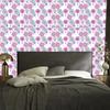 Wallpaper Flowers White, Powder Pink and Lavender for Living Room and Bedroom 50x1000
