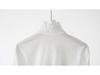 Allow Me to Shine Women's Ruffled High Neck White Poplin Cotton Shirt - Pony Brand Winter Collection