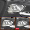 For Mercedes Benz C Class W206 - Carbon Fiber 4PCS Car Door Horn Speaker Frame Decoration Sticker Interior Accessories