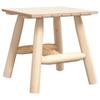 Side Table 49x49x50 cm Solid Spruce Wood