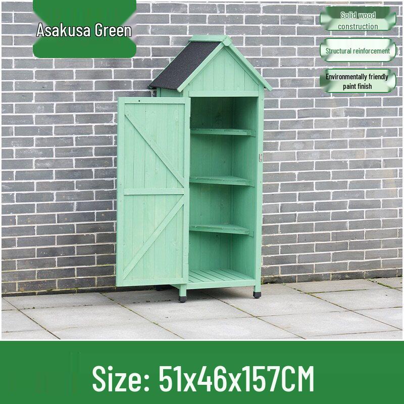 Outdoor Anti-Corrosion Sunscreen Storage Cabinet for Garden and Courtyard