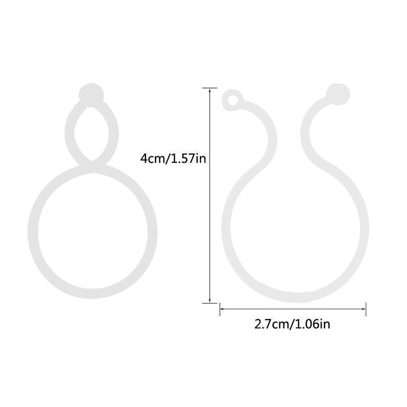 S/L Garden Vine Strapping Clips Plant Bundled Buckle Ring Holder Tomato Garden Plant Stand Tool 10-50Pcs  Garden Decor Acc