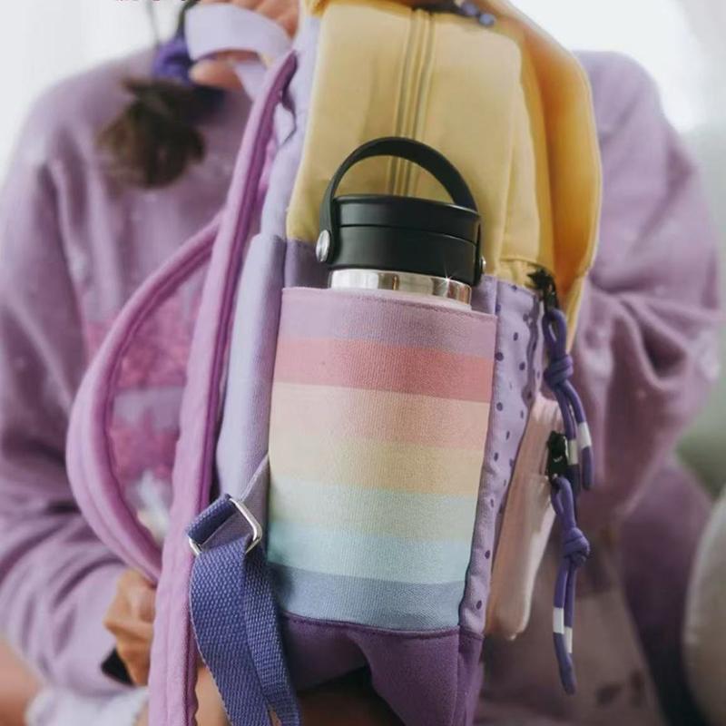 Cute Yellow Cat Anime Backpack Lightweight Large Capacity School Bag For Students Travel Rucksack