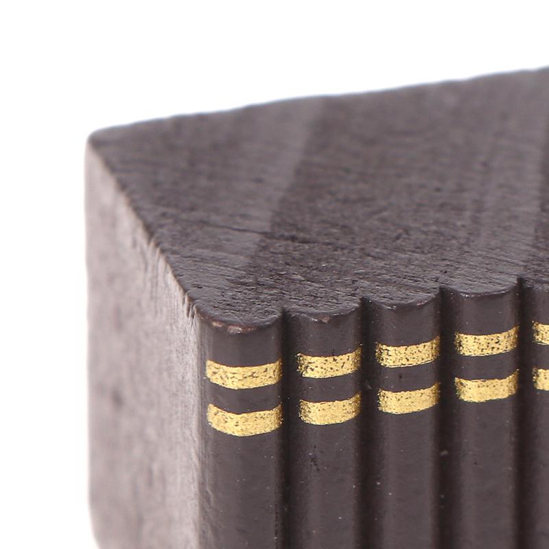 1:12 Dollhouse Miniature Wooden Book Model Accessories For Furniture Decor Toys