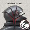 60/90CM Motorradhelmriemen Motorradzubehör Haken Gepäck Einziehbar Elastisches Seil Befestigungsgurt Motorradhelm