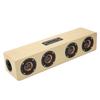Wooden   Speaker Stereo Hands   Calling Heavy Bass Desktop Wireless Speaker for Cellphone Computer