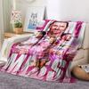 1PC Lionel Messi Patterned Flannel Blanket Suitable For All Seasons for Home Decor Warmth and Comfort Gifts Holiday Present