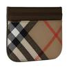 Burberry Classic Check Card Holder, Leather & Canvas Slim Credit Card Case, Luxury Everyday Accessory for Men & Women 80927221