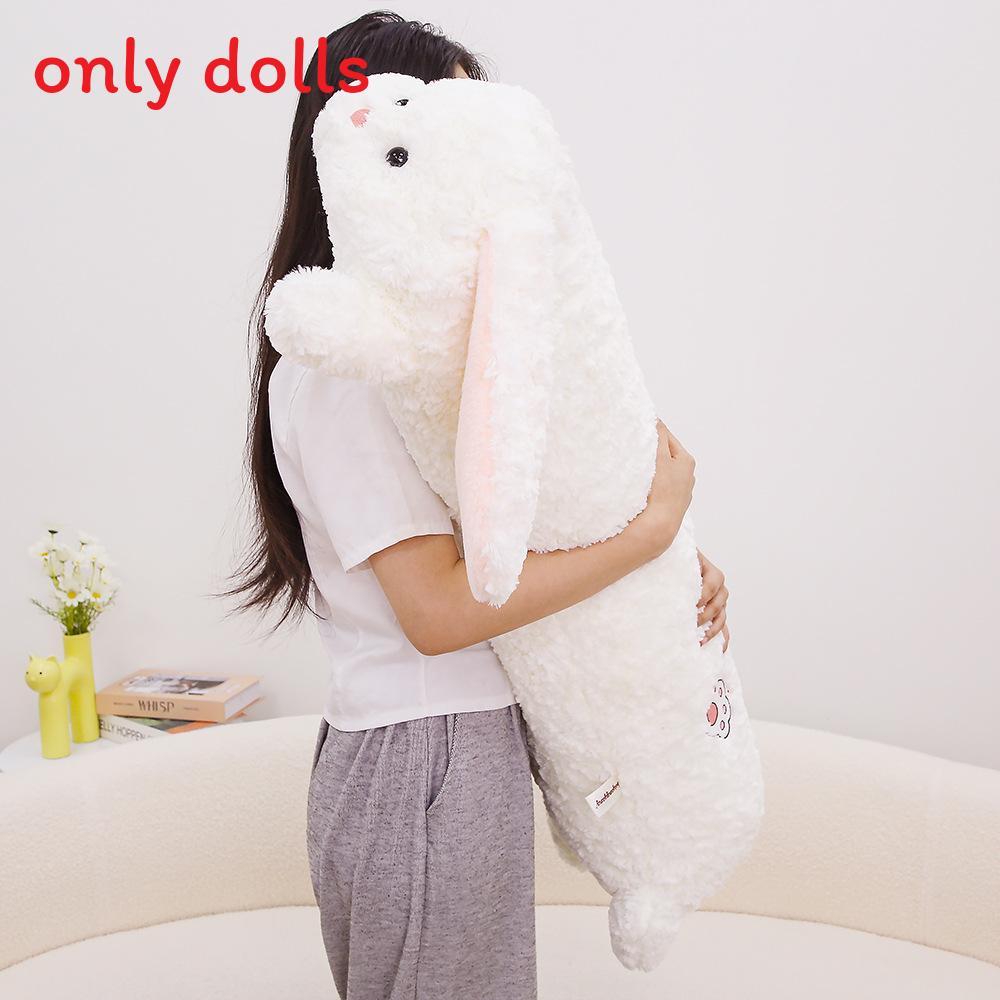 

Cuter Panda Elephant Rabbit Long Shaped Plush Dolls With Soft Polyester Fiber For Sleep Comfort And Gift Rabbit