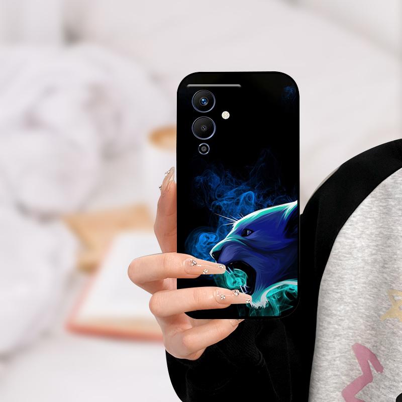 Für infinix NOTE 12 PRO 5G Hülle X671B TPU Wolf Katze Silikon Stoßfänger Abdeckung für Infinix Note 12 Pro 5G Handyhülle Note12 Pro 5G