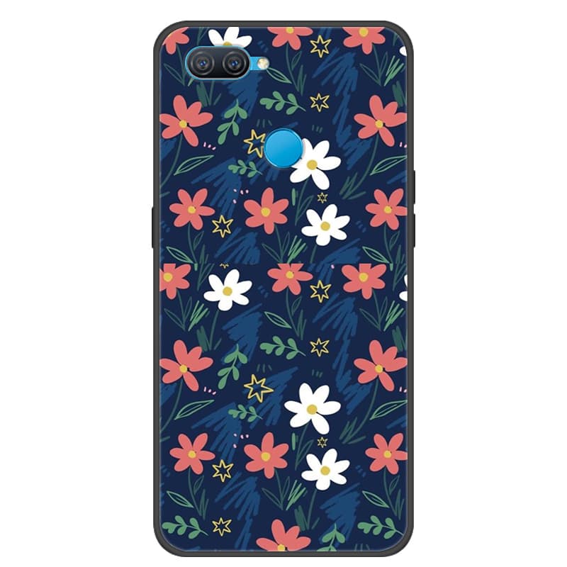 For OPPO A12 Case Cool Painted Cover Soft Silicone Phone Case For OPPO A7 AX7 Back Covers Bumper Coque A12 CPH2083 CPH2077 Coque