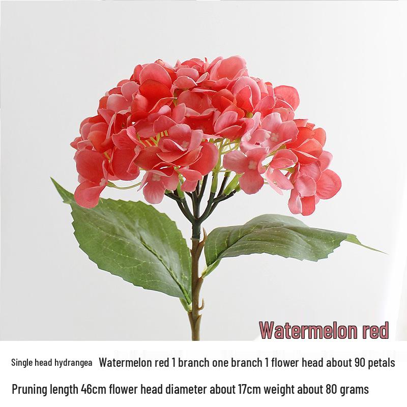 Silk Hydrangea Flowers - Decorative Artificial Ornaments for Weddings, Available in 24 Colors