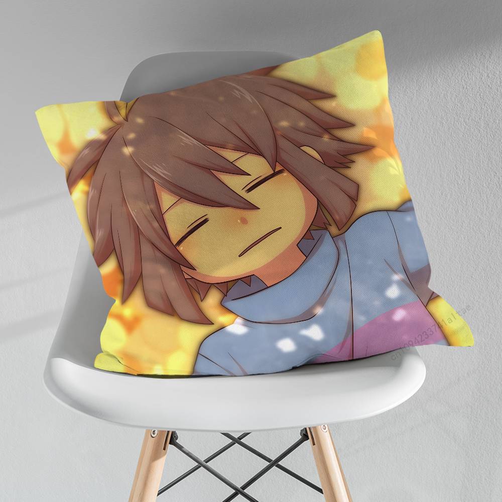 Game Frisk UUndertale Pillow Case For 30x30cm45x45cm55x55cm For Home Bedroom Decoration And Protector
