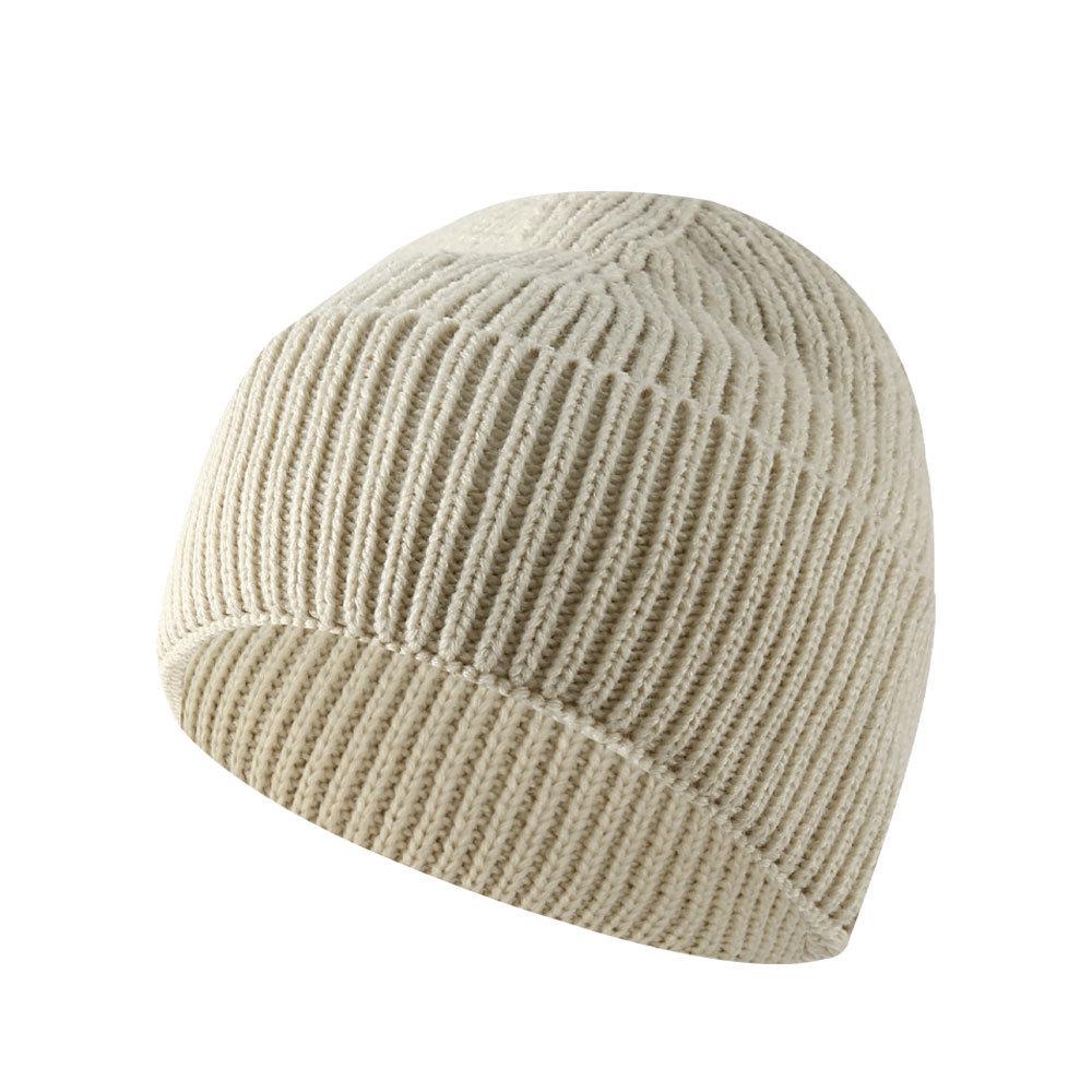 Warm Knitted Fleece-Lined Windproof Korean-Style Ear Protection Woolen Hat for Autumn and Winter Skiing