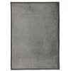 Living Room Rug Velvet Look Extra-soft Grey 160x230