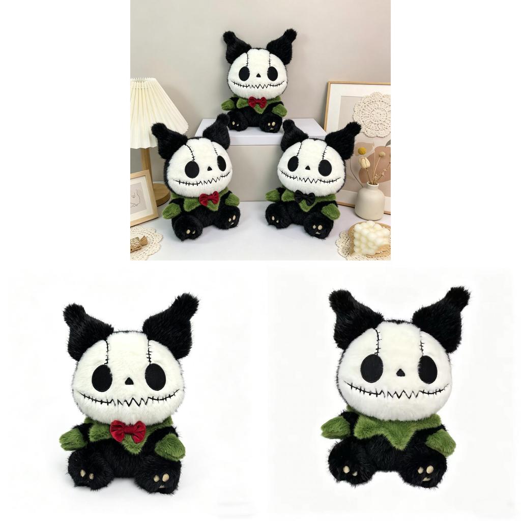 Halloween Skull Plush Toy With Pp Cotton Filling For Kids And Adults