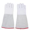 1 Pair Cryogenic Gloves 40cm Long High Low Temperature Proof LN2 Protective Gloves for Laboratory Industrial Work