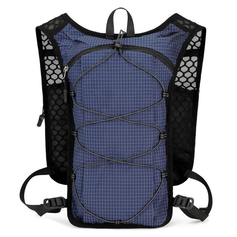 Waterproof Nylon Hydration Backpack Lightweight Multi-functional Large Capacity Bag for Running and Cycling