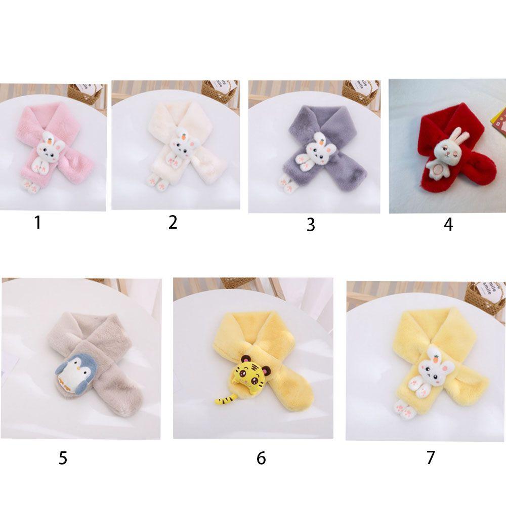 Cute Warmth Cartoon Collar Scarf Scarves Wraps Child