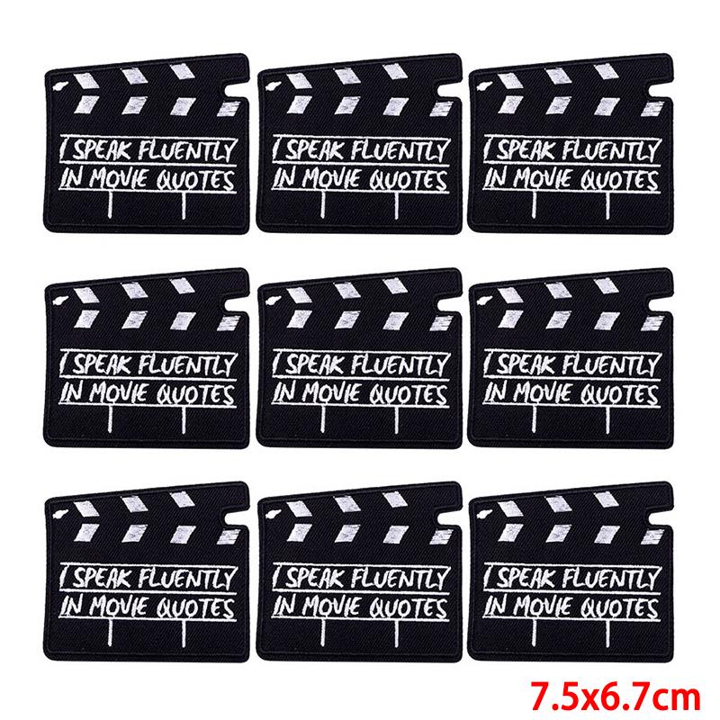 10 Pcs/lot Wholesale Embroidery Patch Iron On Patches For Clothing Patches On Clothes Jackets Decor Applique Sew Supplies