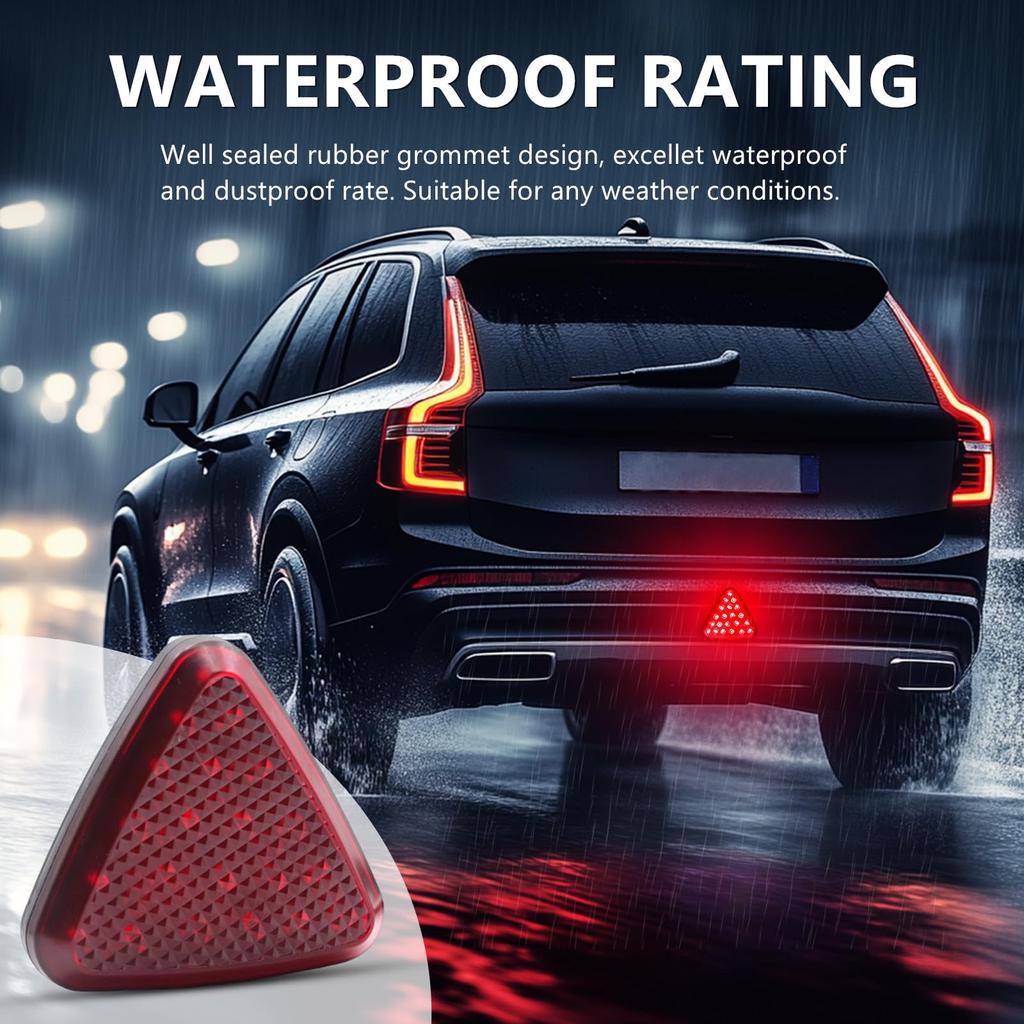 F1 Brake Light, Tail Lamp, LED, 12 V, For Cars, Flashing, Strobe, Lighting, Warning