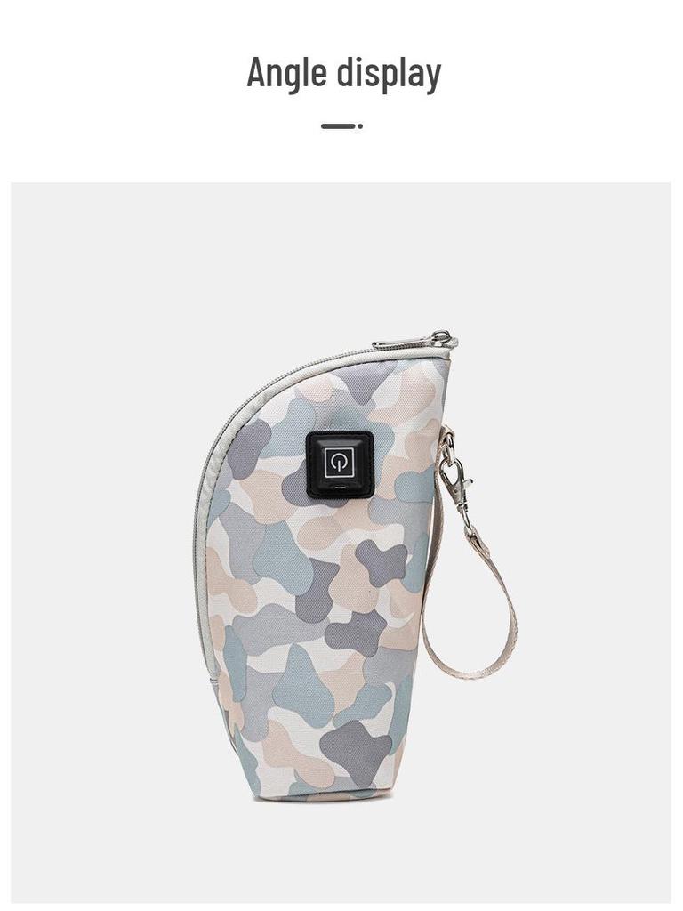 Isolierter Babyflaschenwärmer Kinderwagentasche - Tragbare Hülle mit konstanter Temperatur für Ausflüge