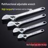 Multifunctional Adjustable Jaw Open-End Wrench for Plumbing and Large Openings