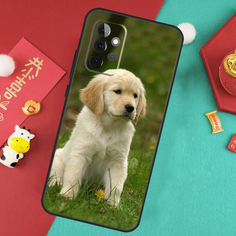 Golden Retriever Dog Case For Samsung Galaxy A16 A17 A54 A34 A14 A15 A35 A55 A52 A12 A32 A13 A33 A53 A26 A36 A56